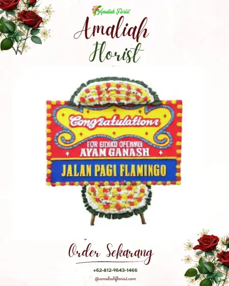 Sewa Papan Bunga Kunciran