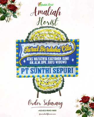 Papan Bunga Duka di Kunciran