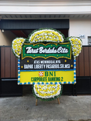 Papan Bunga Duka di Kunciran