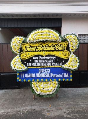 Papan Bunga Duka di Kunciran