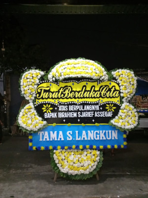 Papan Bunga Duka di Kunciran
