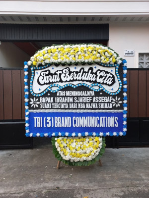 Papan Bunga Duka di Kunciran